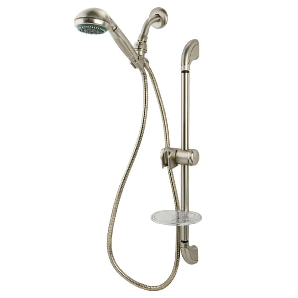Kingston Brass Shower Combo Shower Combo, Wall Mount, Brushed Nickel KSX2528SBB - main